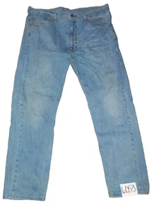Levi's 505 gerade Passform verwaschen blau Denim Arbeitsjeans Herren Größe 40 x 30 - Bild 1 von 5
