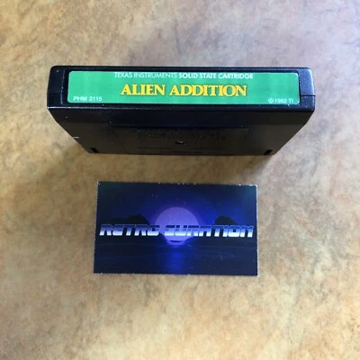 TI-99/4a - Alien Addition - game cartridge only - tested, working - Image 1 of 3