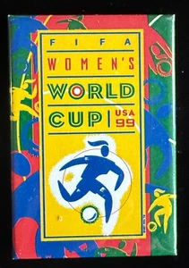 FIFA Women's World Cup 1999 magnet, 3" x 2.25", multicolor, officially licensed - Picture 1 of 3