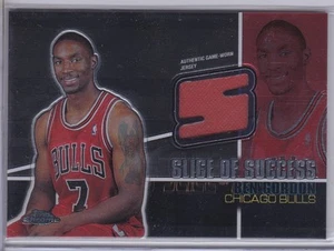 Ben Gordon 2004-05 TOPPS CHROME Jersey Card #SS-BG - #/500 - Picture 1 of 2