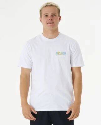 Camiseta Rip Curl Cotton SS ~ Surf Revival Decal blanco - Imagen 1 de 2