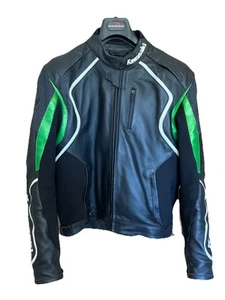 Motorrad Jacke Kawasaki Ninja/Z Schwarz/Grün Herren Größe XL - Bild 1 von 3