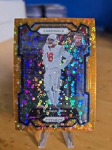 2023 Panini Prizm BJ Ojulari Orange Disco Rookie Arizona Cardinals - Picture 1 of 2