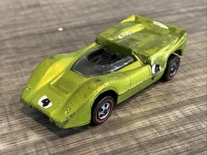 Vintage 1968 Hot Wheels Redline McLaren M6A Antifreeze USA #4 - Picture 1 of 10