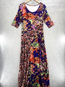 Vestido boho suave envolvente para mujer mediano Estelle multicolor floral - Imagen 1 de 11