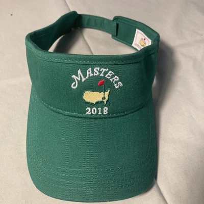Sombrero visera verde Masters Golf Tournament 2018 American Needle ajustable Foto 1 de 4