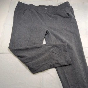 Women's Denim & Co. Active French Terry Pants Gray Size 2X - Picture 1 of 14