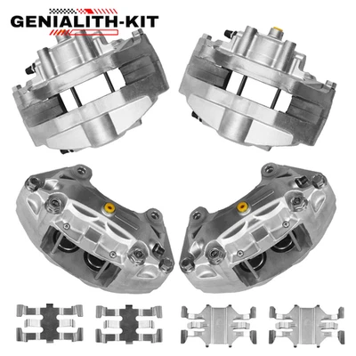 4pc Brake Caliper Front Rear for Nissan 370Z Infiniti G37 M56 FX50 Q50 Q60 QX70 - Изображение 1 из 4