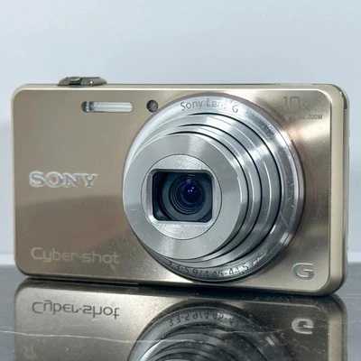 Sony Cyber-shot DSC-WX170 Gold 18.2MP 10x Zoom Compact Digital Camera Tested - Image 1 of 4