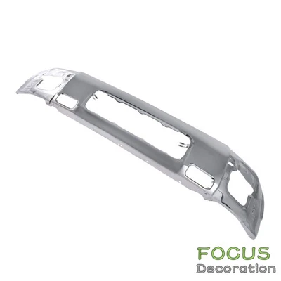 Compatible For Nissan Titan 2004-15 Split Front Bumper Chrome W/ Fog Light Holes - Image 1 of 4