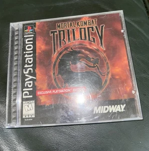Mortal Kombat Trilogy w/ Reg Sony PlayStation 1 PS1 Complete CIB Black Label - Picture 1 of 3