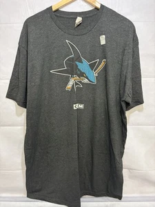 San Jose Sharks Shirt Men’s XXL New NHL Graphic Logo Short Sleeve Couture Jersey - Picture 1 of 6