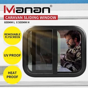 Manan Caravan Sliding Window Motorhome Float Horse RV UTE Camper 600mmx500mm - Picture 1 of 10