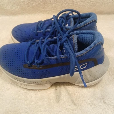 Zapatos de baloncesto Under Armour UA GS SC 3Zero III azules niños jóvenes 13K Foto 1 de 4