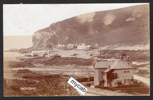 Postcard Porthtowan nr Redruth Cornwall postmark Scorrier 1906 RP Bragg  Illogan - Picture 1 of 2