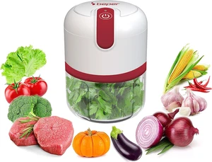 BEPER  Mini Chopper 250ml - USB Rechargeable - 3 Blade Food Processor  - Bild 1 von 9