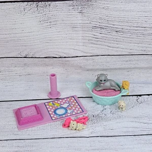 Kenner 1993 Littlest Pet Shop Mama Katze und Baby Kätzchen Vintage Tier Spielzeug - Bild 1 von 17