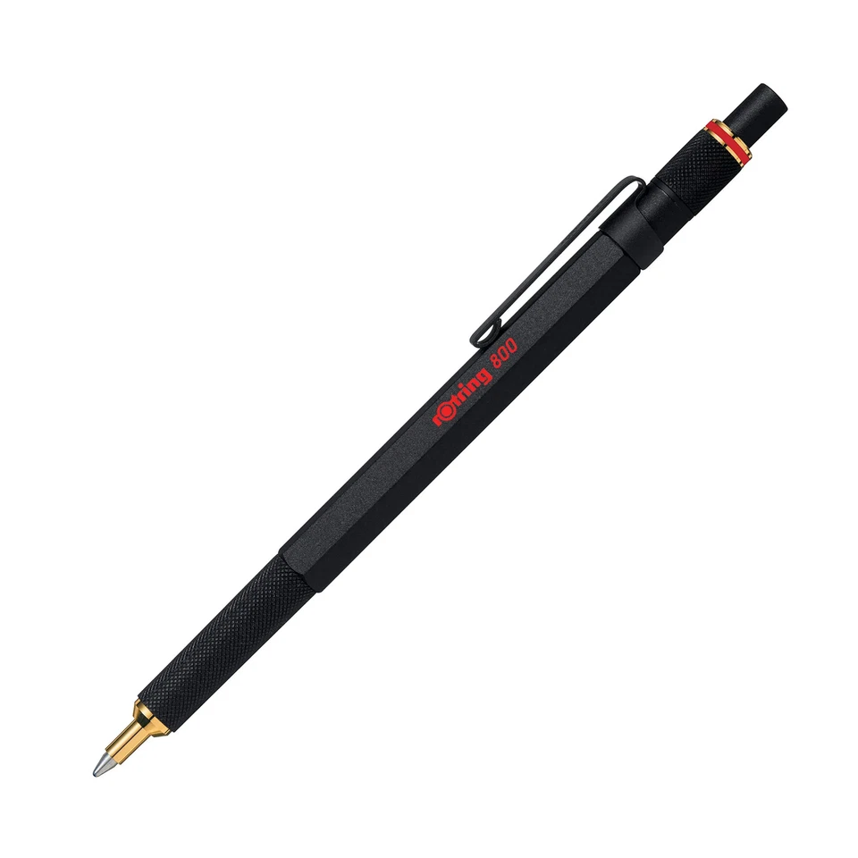 Rotr 800 Series Ballpoint Pen Black Knock Type 2032579