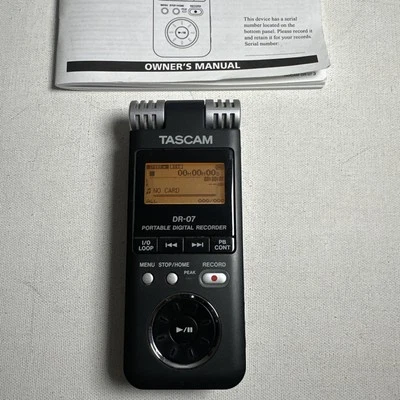 Tascam DR-07 Portable Digital Audio Recorder W/ Manual - Image 1 of 4