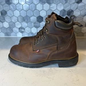 RED WING Dynaforce Mens Boots Size 10 Brown Leather Soft Toe 6" Work Boot 415 - Picture 1 of 19