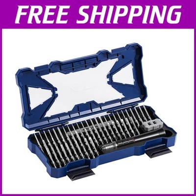 Ergonomic Precision Screwdriver Set with 55 Magnetic Bits for Electronics Repair - Image 1 of 4