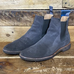 Banana Republic Lug Gamuza Cuero Chelsea Gris Botas Para Hombre Talla 10 EE. UU. 43 - Imagen 1 de 9
