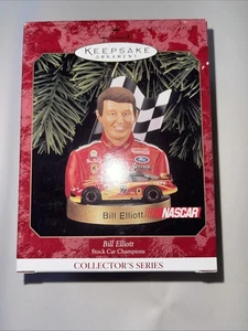 NASCAR HALLMARK KEEPSAKE ORNAMENT Vintage 1999 CHRISTMAS Bill Elliott #94 w/ Box - Picture 1 of 5