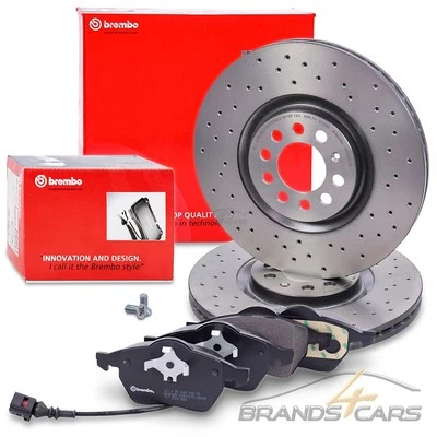 Brembo brake discs ø312 + pads front for Audi TT 8N Seat Leon 1M VW Golf 4 - Image 1 of 4