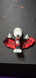 Vintage 1986 Applause PVC Peanuts Snoopy Vampire Dracula Halloween Figure HTF - Picture 1 of 5