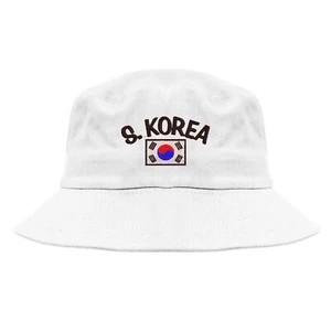 South Korea flag embroidered bucket hat, National flag embroidered bucket hat! - Picture 1 of 2