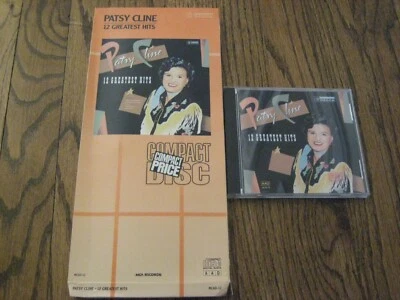 Patsy Cline 12 Greatest Hits Longbox and Original cd Rare!  Crazy - Image 1 of 4