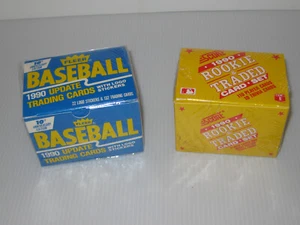 2 LOT - SEALED 1990 SCORE ROOKIE/1990 FLEER UPDATE BASEBALL SETS ~ Free Ship ~ - Picture 1 of 6