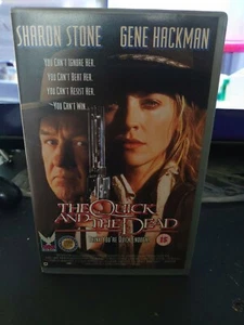 The Quick And The Dead - BIG BOX EX RENTAL VHS - SHARON STONE - GENE HACKMAN - Picture 1 of 7