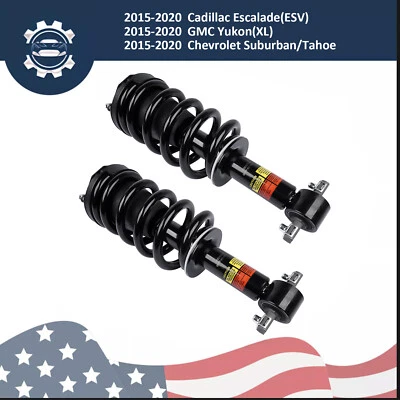 适用于凯迪拉克凯雷德 2015 - 20 双前载快速冲击支柱磁性骑行 — 第 1/4 张图片