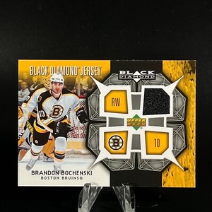 Brandon Bochenski 2007-08 Upper Deck Black Diamond Jerseys #BDJ-BO BRUINS LOOK!!