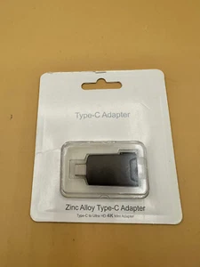 Typ C auf Ultra HDMI 4k Mini Adapter Zinklegierung mit Haken/LED schwarz - Bild 1 von 1