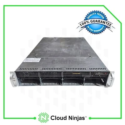 Supermicro CSE-825-X11DDW-L 8 Bay LFF 2U Barebone Server 2x Heatsink 2x PSU DDR4 - Image 1 of 4
