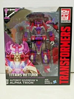 Transformers Titans Return Voyager Class Autobot Sovereign & Alpha Trion - Image 1 of 4