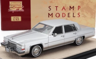 wonderful resin-modelcar 1/83 CADILLAC SEDAN DEVILLE 1983 -  silver metallic - Image 1 of 2