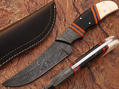 Hand Forged Damascus Steel Knife - Image 1 of 4