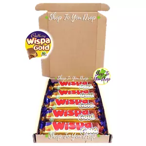 5 CADBURY WISPA GOLD 38,3g BARREN PERSONALISIERTE SCHOKOLADENGESCHENKBOX Strumpffüller - Bild 1 von 12
