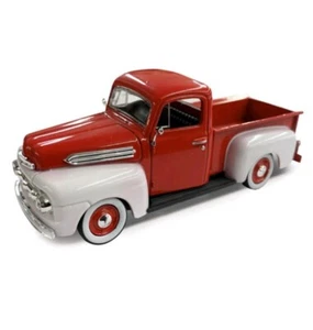 Denver Die-Cast 1:48 Scale 1951 Ford Pick-Up Truck - RED w/White Fenders - New - Picture 1 of 4