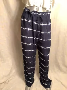 INC Pants Tiedye Deep Blue XL Light Pockets NWT Perfect! U.S. Domestic Ship Only - Picture 1 of 3