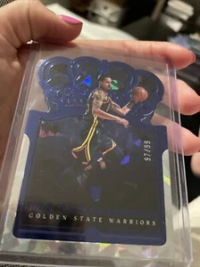 2021-22 Crown Royale Juan Toscano-Anderson BLUE CRACKED ICE /99 SSP RC Warriors - Picture 1 of 2