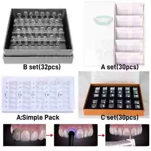 Dental Front Veneer Mould Kit Composite Resin Mold Light Cure Teeth Whitening - Bild 1 von 21
