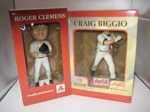 ROGER CLEMENS & CRAIG BIGGIO ASTROS LIMITED BOBBLE HEADS FREE SHIPPING! - Picture 1 of 5
