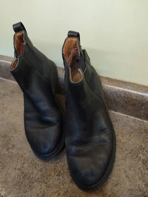 Vionic Women's Black Leather Pull On Chukka Boots Sz 7 EU 38 comfort support - Image 1 of 4