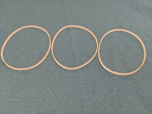 3 CORREAS DE TRANSMISIÓN NUEVAS PARA US CINTA DW-1000 RUEDA DE MEDICIÓN DE DISTANCIA   - Imagen 1 de 1