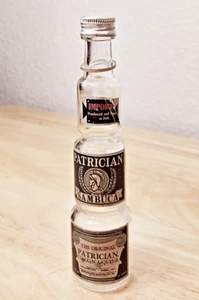 Vintage Imported Patrician Sambuca Italian Liqueur Tiered Mini Bottle From Italy - Picture 1 of 7