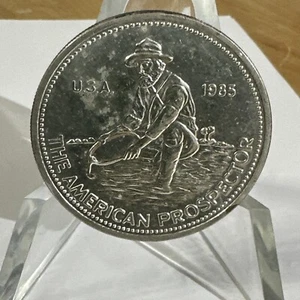 Engelhard Tondo Argento 1985 con Aquila rovesciata! 1 oz. .999 argento fine! - Foto 1 di 2